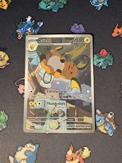 Pokemon Cards Raichu 211/193 Illustration Rare Paldea Evolved - (NM) - Image 1