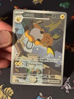 Pokemon Cards Raichu 211/193 Illustration Rare Paldea Evolved - (NM) - Image 2