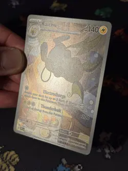 Pokemon Cards Raichu 211/193 Illustration Rare Paldea Evolved - (NM) - Image 3