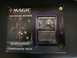 MTG Warhammer 40,000 Commander Deck Necron Dynasties Sealed Magic the Gathering - Image 1