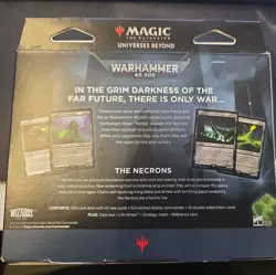 MTG Warhammer 40,000 Commander Deck Necron Dynasties Sealed Magic the Gathering - Image 2