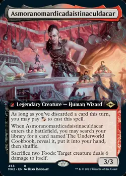 1x Asmoranomardicadaistinaculdacar Extended Art MTG Modern Horizons 2 NM - Image 1