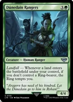 X 1 Dunedain Rangers NM LTR 159 MTG Magic The Gathering - Image 1