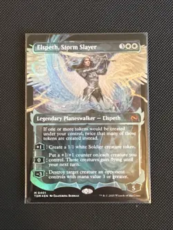 MTG Elspeth, Storm Slayer 401 (Showcase) Tarkir: Dragonstorm Mythic Foil NM - Image 1