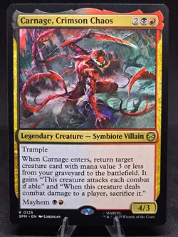 MTG Carnage, Crimson Chaos 0125 Marvel's Spider-Man Rare NM - Image 1