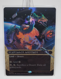 MAGIC THE GATHERING EDGE OF ETERNITIES SCAVENGER GROUNDS RARE FOIL BORDERLESS - Image 1