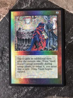 MTG - Time Vault - FOIL - Beta - Unlimited - Legacy - Alt - WATCH VIDEO OF ITEM! - Image 1