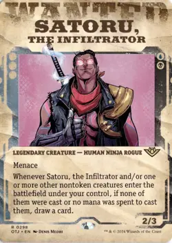 MTG Satoru, the Infiltrator (Showcase) (298) | NM | Thunder Junction {OTJ} - Image 1