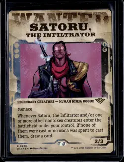 Satoru The Infiltrator - 298 - OTJ - NM - MTG Magic the Gathering - Image 1