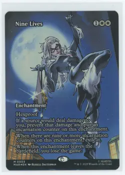 Nine Lives M 0003 - Borderless Foil Magic: The Gathering Marvel Spider-Man - Image 1