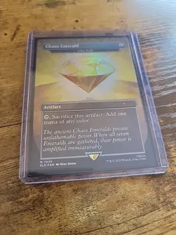MTG Chaos Emerald - Lotus Petal (7035) - Foil, NM-Mint, English Secret Lair Drop - Image 1