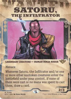Satoru, the Infiltrator (Showcase) R Outlaws of Thunder Junction 298 NM - Image 1