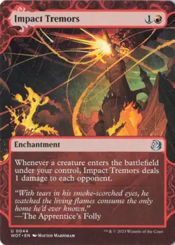 Impact Tremors U Wilds of Eldraine: Enchanting Tales 44 NM - Image 1