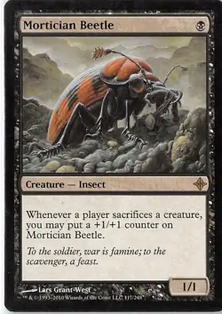 Mortician Beetle *Rare* Magic MtG x1 Rise of the Eldrazi SP - Image 1