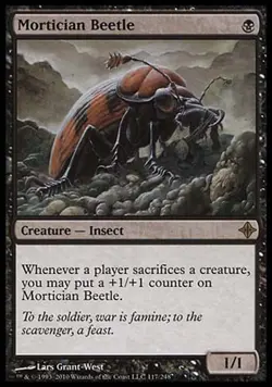 1x Mortician Beetle Rise of the Eldrazi MtG Magic Black Rare 1 x1 Card Cards - Image 1