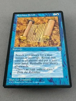 MTG-Merchant Scroll Homelands Regular-Unplayed NM-Vintage Magic the Gathering - Image 3