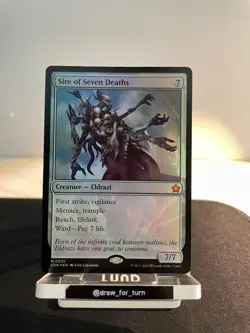 Sire of Seven Deaths Foundations Foil | MTG | NM - Image 1