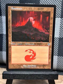MTG TCG: Mountain 295, (Retro Frame) Innistrad Remastered - Image 1