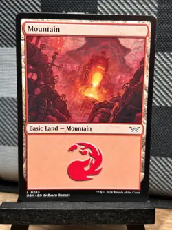 MTG TCG: Mountain 283, Duskmourn: House of Horror - Image 1