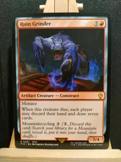 Ruin Grinder - Final Fantasy Commander - Rare - NM (see pics) MTG - Image 1