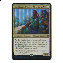 Magic The Gathering MTG Kynaios and Tiro of Meletis - Oversized Foil Commander - Image 1