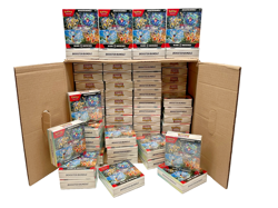 Lot of (100) Pokemon TCG: Scarlet & Violet Stellar Crown Booster Bundle Sealed - Image 1