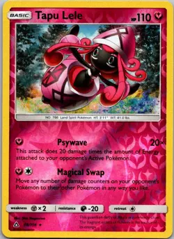 Pokemon Ultra Prism Tapu Lele Reverse Holo 94/156 - Image 1