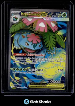 2025 POKEMON MEGA EVOLUTION - MEG EN #155/132 MEGA VENUSAUR EX ULTRA RARE - Image 1