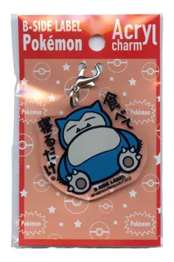 Snorlax Acrylic Keychain Charm B-SIDE LABEL x Pokemon Center Japan Original - Image 1