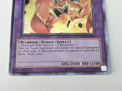 Yugioh Elemental HERO Nova Master GENF-EN093 Ultimate Rare - Image 5