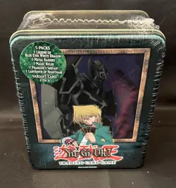2003 Yugioh Collector Tin, Joey/Iron Knight, MINT!, Fact Sealed &Case Fresh K4 - Image 1