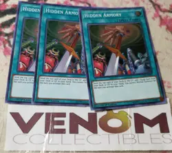 3x (M/NM) - Hidden Armory - INCH-EN042 - Super Rare - 1st Edition YuGiOh - Image 1