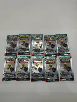 10 X Pokemon TCG Scarlet & Violet Journey Together Fun Pack Trading Cards - Image 1