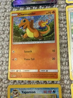 10 Card Vintage Pokemon TCG Card Lot Including Holos Rare Cards - Image 3