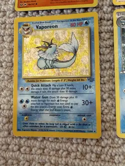 10 Card Vintage Pokemon TCG Card Lot Including Holos Rare Cards - Image 4