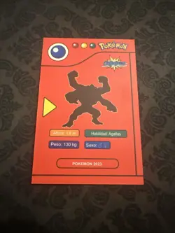 CARD POKEMON POKEDEX EC VOL. I #068 MACHAMP 2023 Kanto PERU South America TCG - Image 2