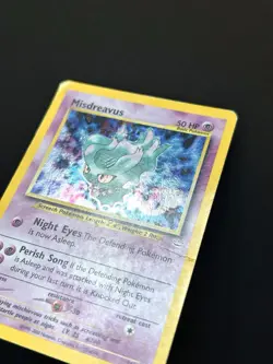 Pokemon Card - Misdreavus 11/64 Neo Revelation Holo Rare SWIRL - Image 2