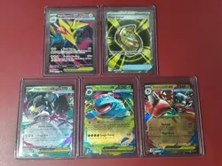 2025 POKEMON MEGA EVOLUTIONS 5 CARD LOT! Mega EX! Mega Signal! - Image 1