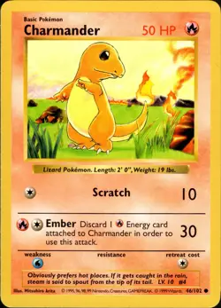 Pokemon Card Shadowless Lot w/ Charmander and Bulbasaur - Image 3
