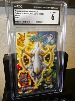 2009 Pokemon Movie Clear Card - Arceus and the Jewel of Life Set C CGC 6 - Image 1