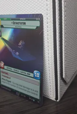 Star Wars Unlimited Spark of Rebellion Hyperspace Foil Card #354 Devastator - Image 2