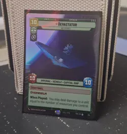 Star Wars Unlimited Spark of Rebellion Hyperspace Foil Card #354 Devastator - Image 4