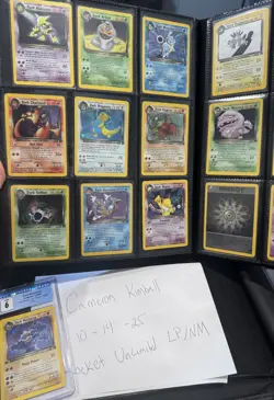 Pokemon TCG: Full Complete TEAM ROCKET Cards Set (82/82) 2000 LP/NM - Image 1