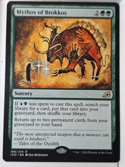 Mythos of Brokkos - Ikoria: Lair of Behemoths - Magic the Gathering MTG Nice! - Image 1