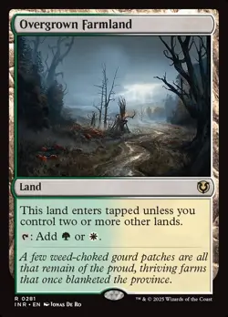 Overgrown Farmland Foil - Innistrad Remastered MTG-NM - Image 1
