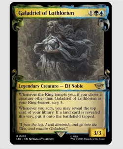 Galadriel of Lothlorien (Showcase Scrolls) Lord of the Rings 0657 Non-Foil NM - Image 1