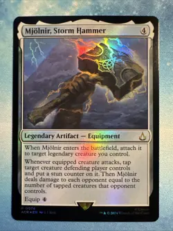 MTG Assassin's Creed, Mjolnir, Storm Hammer - Foil - Image 1