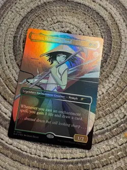SYTHIS, HARVEST'S HAND RAINBOW FOIL - Rare - SLD Secret Lair: Slay The Day MTG - Image 1