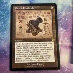Goblin Charbelcher (081) Schematic The Brothers' War Retro Artifacts BRR MTG - Image 1