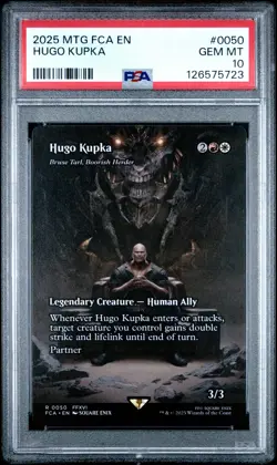 2025 MTG FINAL FANTASY: THROUGH THE AGES #0050 HUGO KUPKA PSA 10 - Image 1